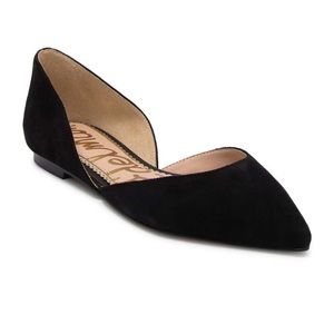 Sam Edelman Suede Rodney d’Orsay Flat 8.5